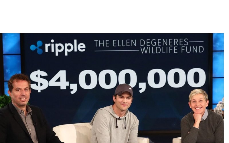 Ashton Kutcher: una de les persones que va donar suport a Ripple