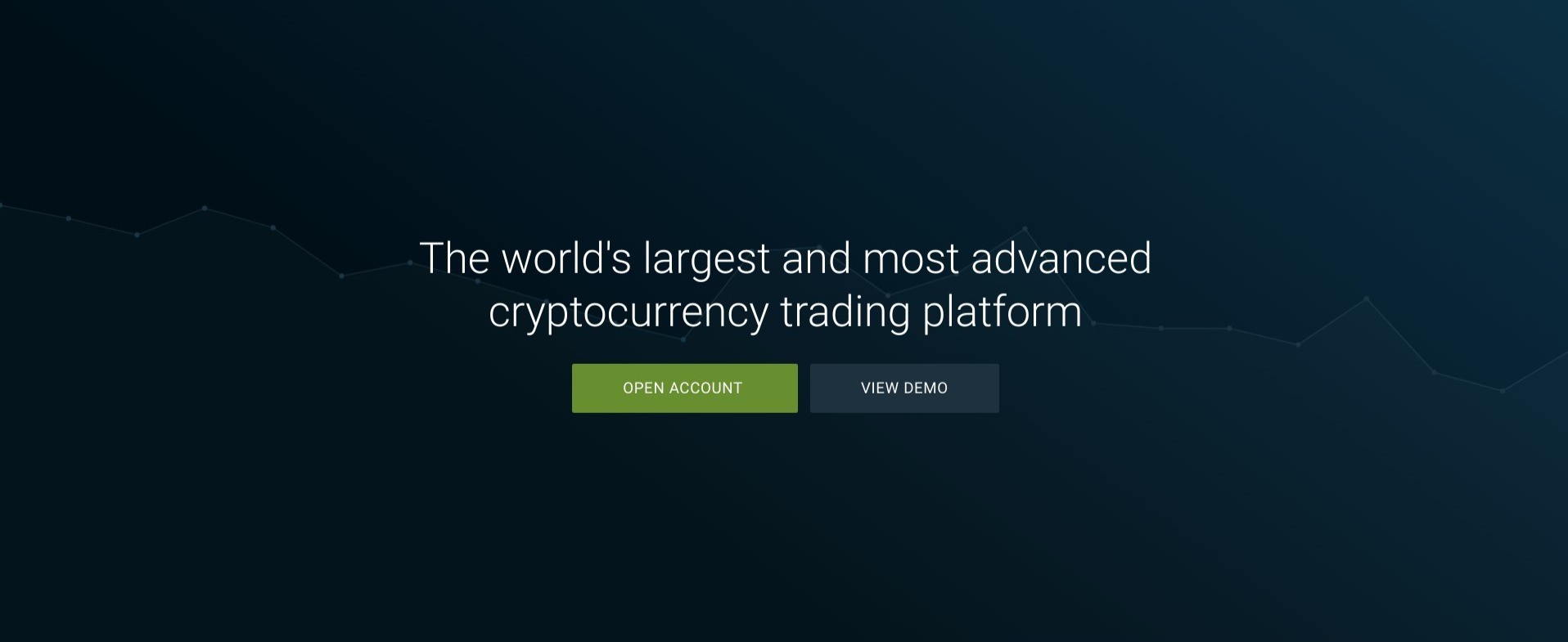 Pàgina inicial de Bitfinex