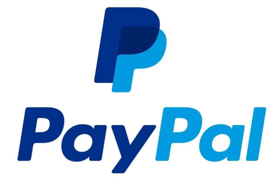 Paypal-Logo mit weißem Hintergrund