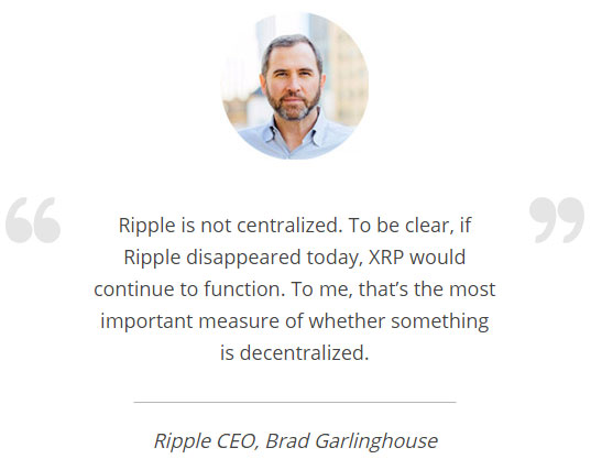ripple-xrp-centralization-brad-garlinghouse-quote