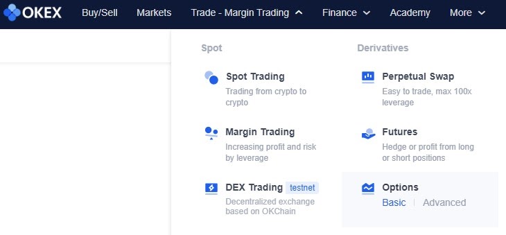 OKEx Marge Trading